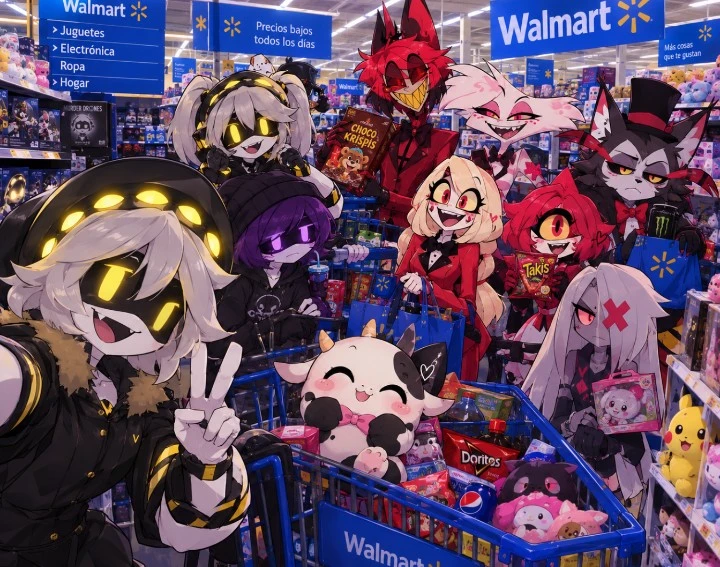 murder drones X hazbin hotel thumbnail