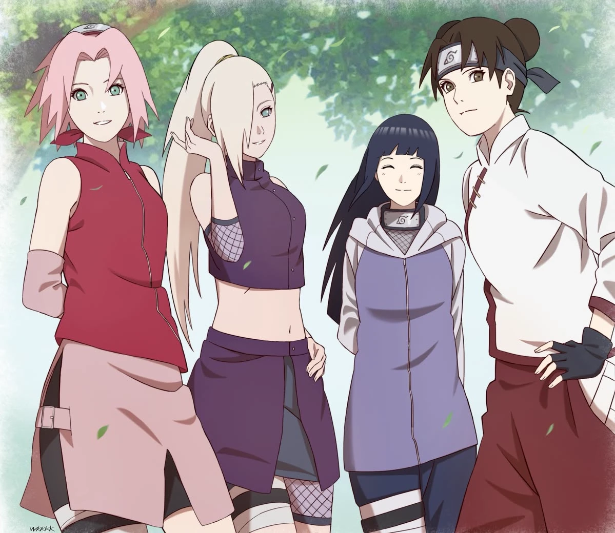 Hinata sakura ino tenten thumbnail