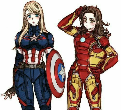 Capi and iron man Female thumbnail