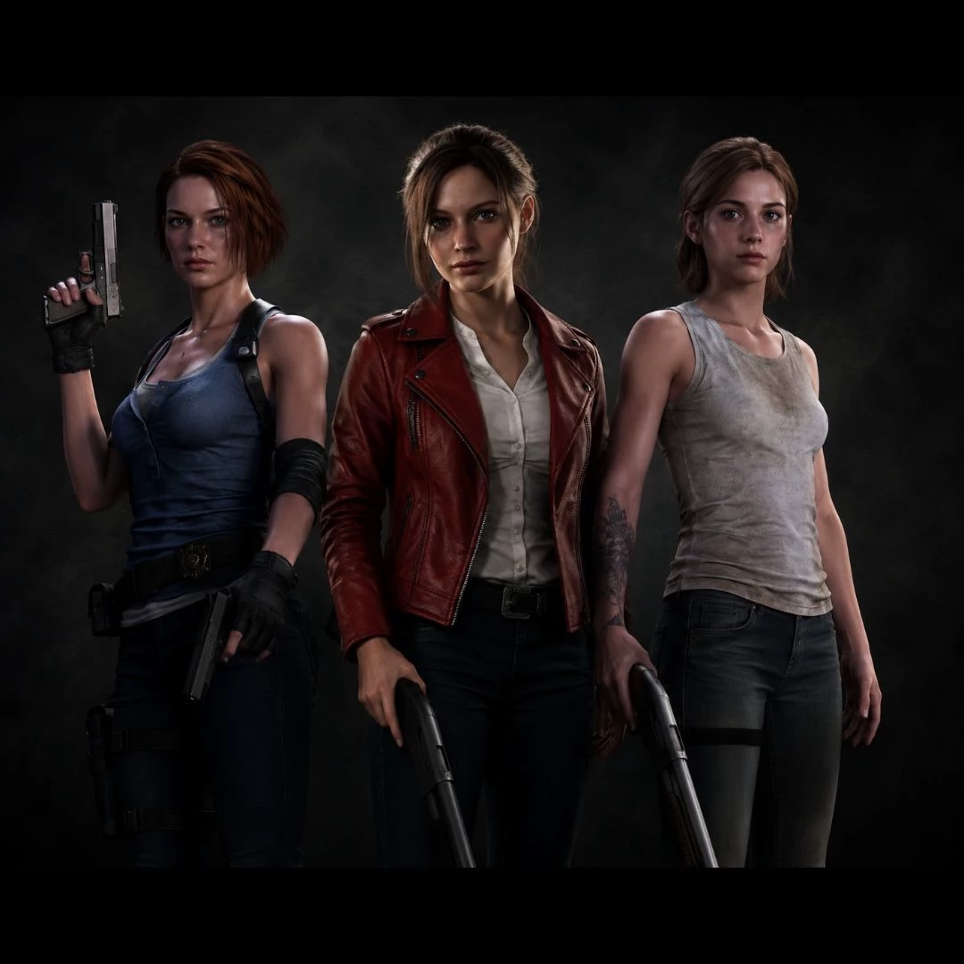 Jill Valentine, Claire Redfield et Ellie Williams thumbnail