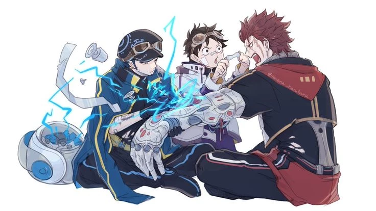 Law, Luffy and Kid thumbnail