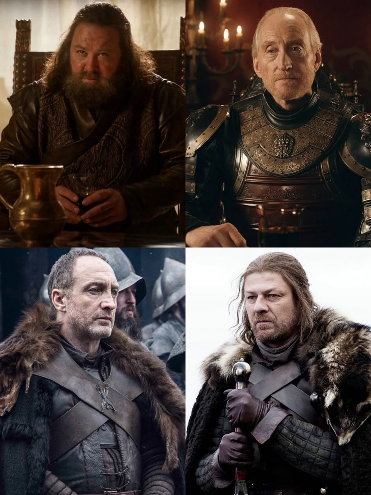 Robert \| Tywin \| Roose \| Ned thumbnail