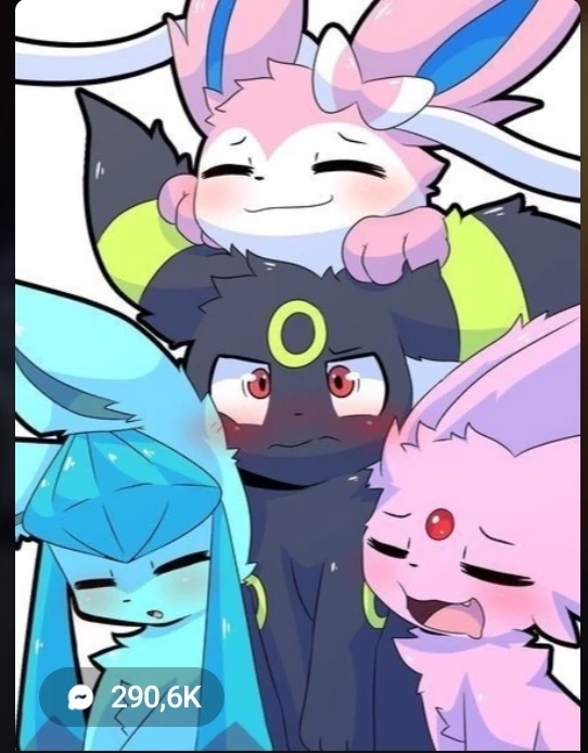 sylveon, glaceon, espeon e umbreon thumbnail