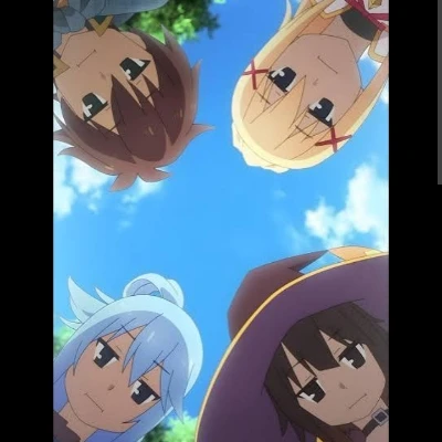 Kazuma, aqua, Megumin, y Darkness  thumbnail
