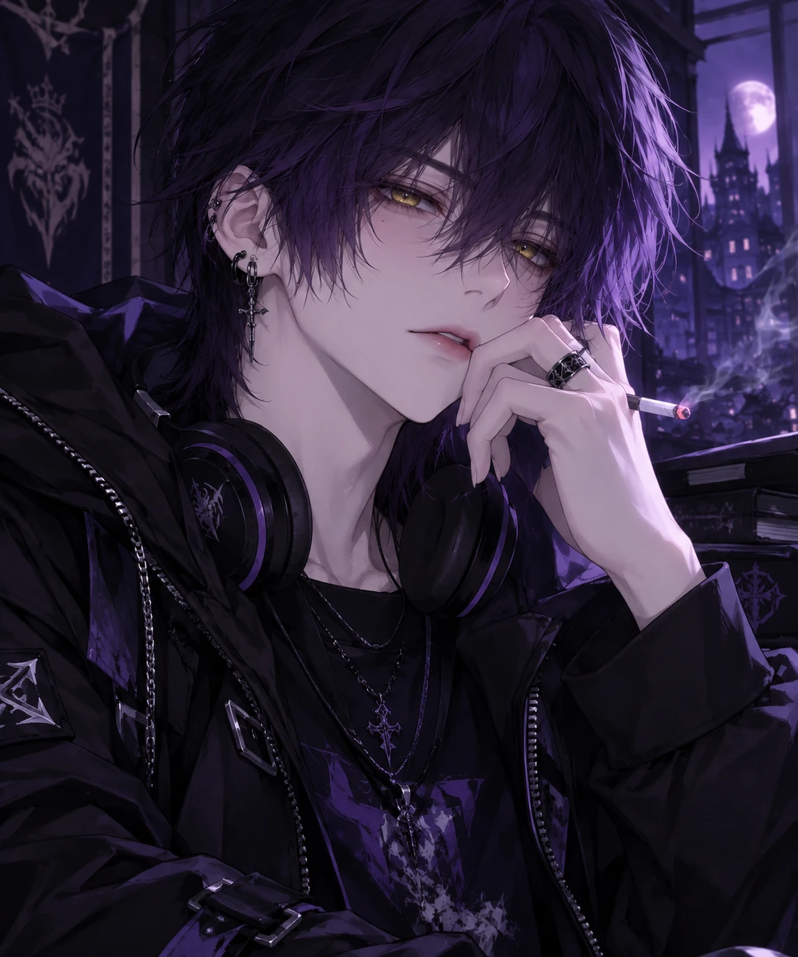 Satoru 💜🎧🎧💜. thumbnail