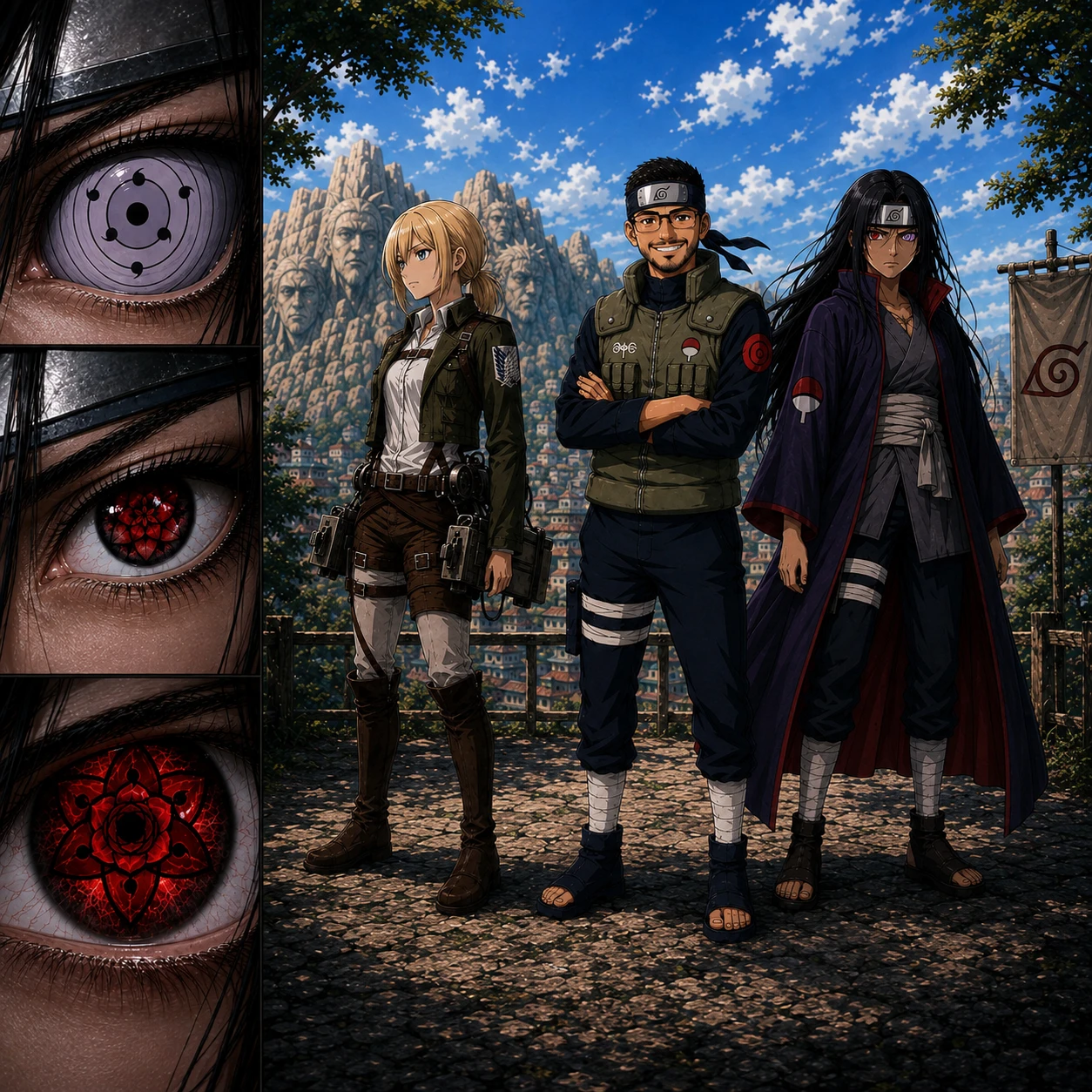 Clash of worlds Naruto-Boruto/Shingeki no Kiojin thumbnail