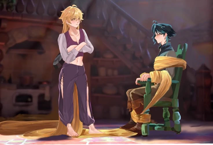 Xiaother Tangled AU thumbnail