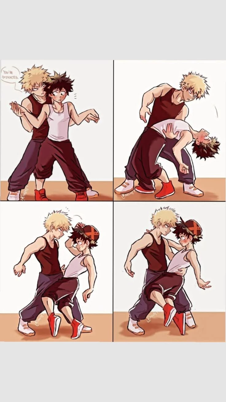 Bakugou and Deku thumbnail