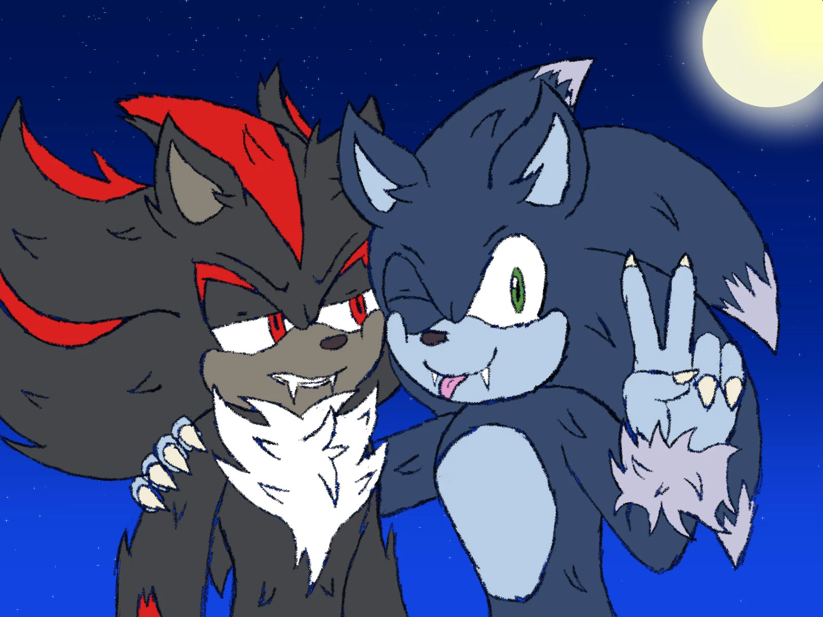 Sonic and shadow werehog thumbnail