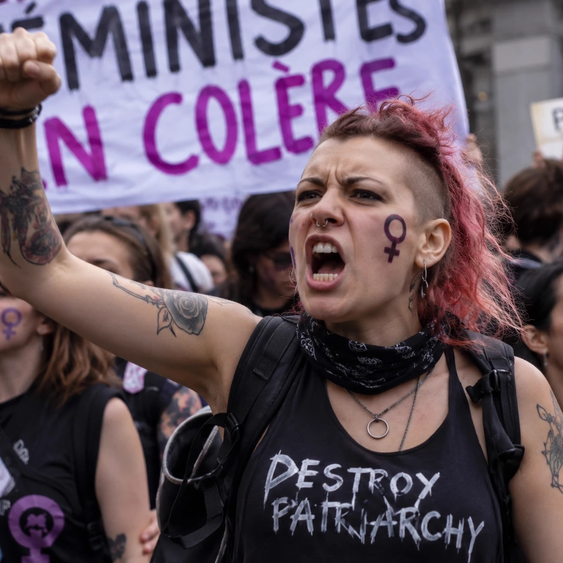 Feminist protester thumbnail