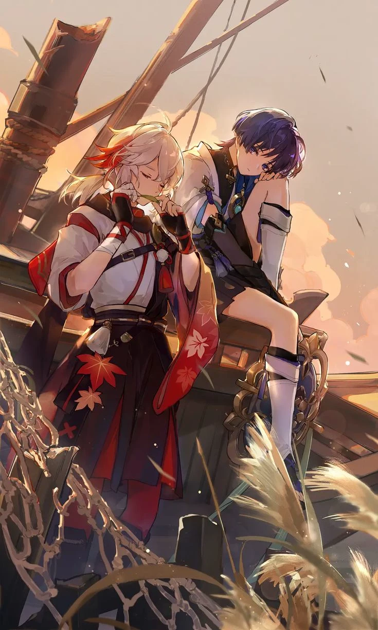 Kazuha and Wanderer thumbnail