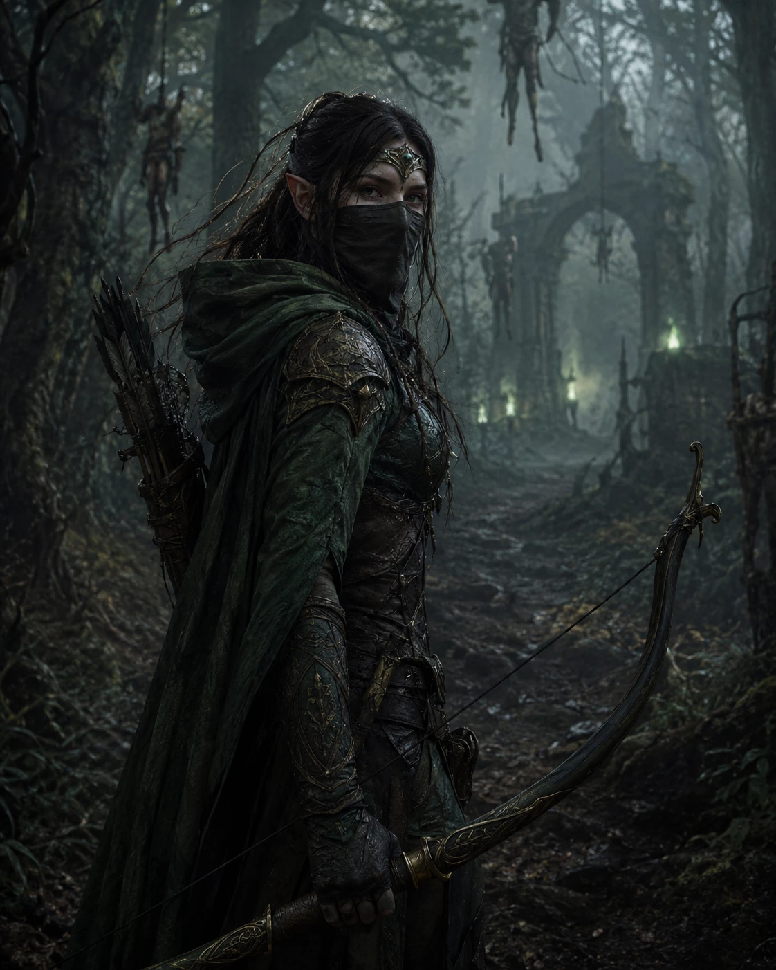 Nythriel, the arrow of shadows. thumbnail
