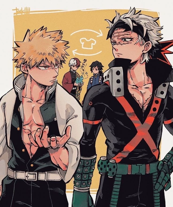 kny X My hero academia thumbnail