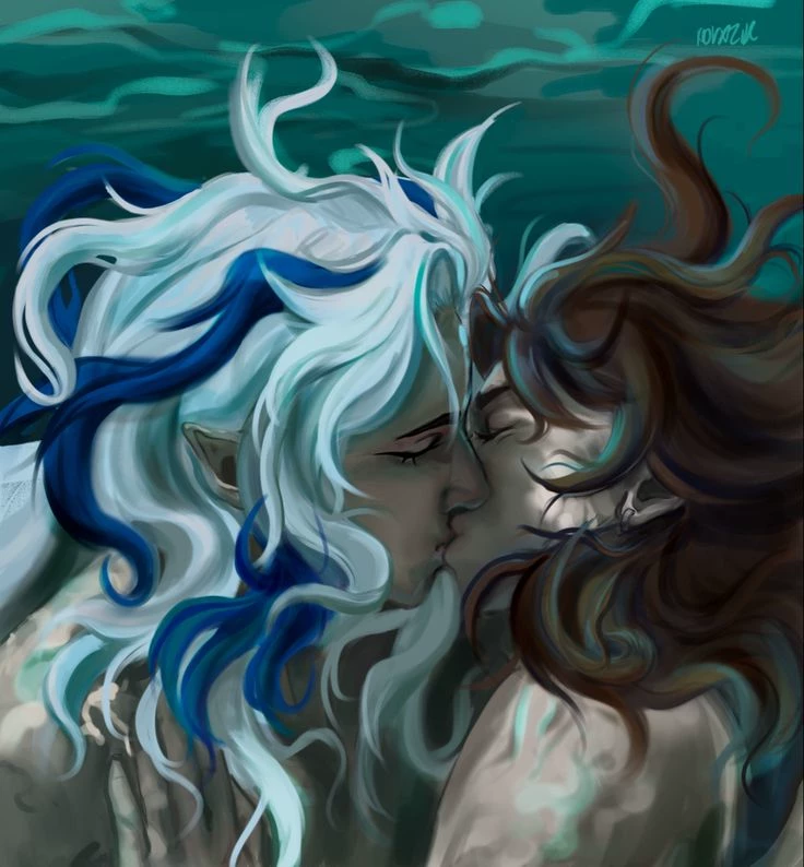 neuvillette (sea dragon merfolk king dominant rough possessive obsessive) thumbnail