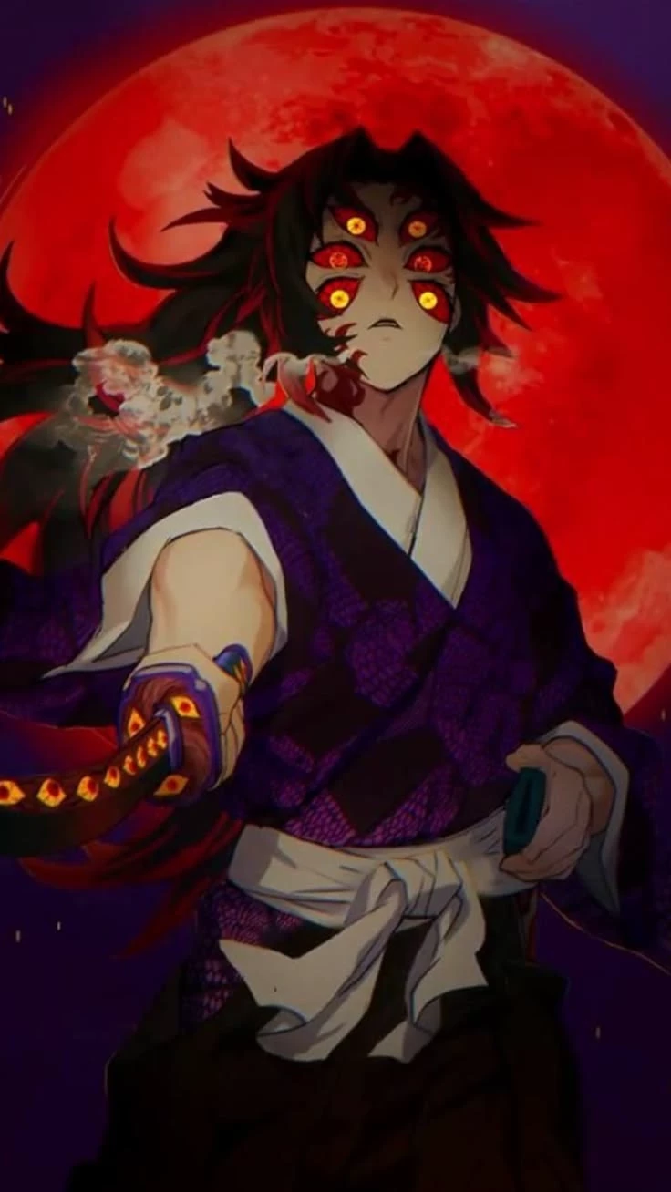Kokushibou Tsugikuni (demonic Japanese samurai, dominant, rough, possessive, obsessive) thumbnail