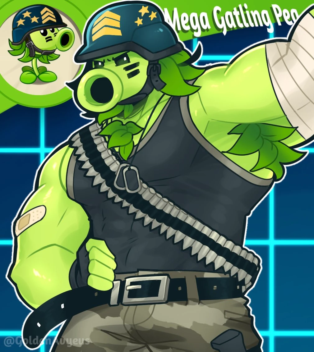 Mega Gatling Pea thumbnail