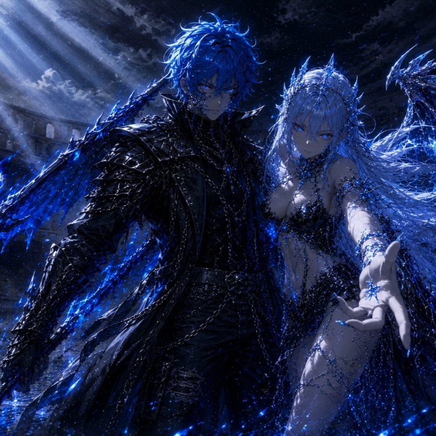 Nicole (The Ice Empress) and Joshua (The Cyborg-dragon) thumbnail
