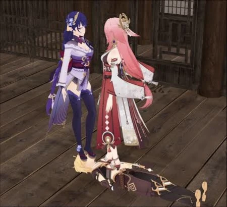 raiden shogun and yae miko thumbnail