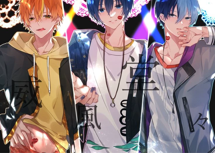 akito,toya,rui,tsukasa,kaito de todos los sekai thumbnail