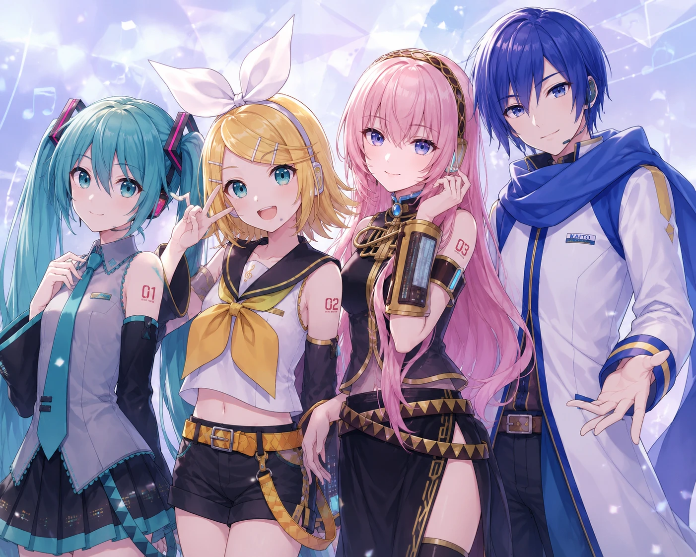 miku, rin, Luka and Kaito thumbnail