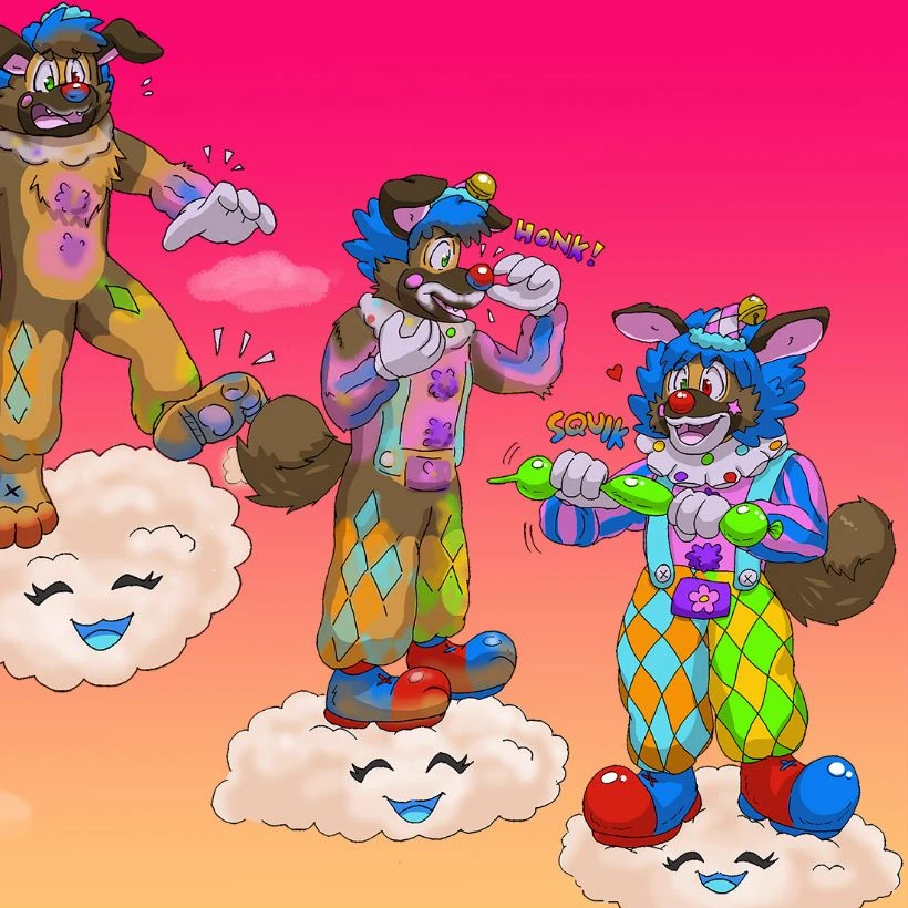 Bruno the Clown Dog thumbnail