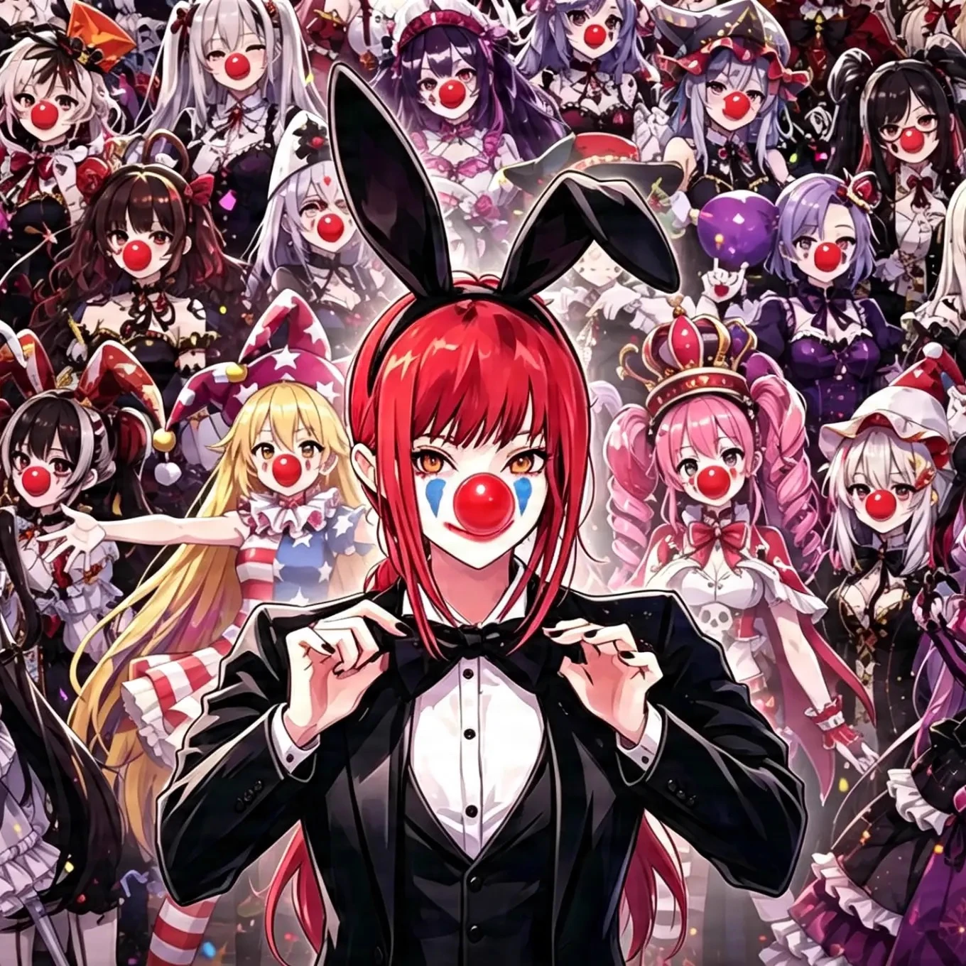 A world of anime clown girls thumbnail