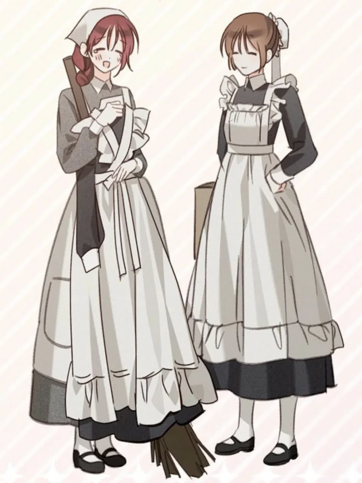 My Bestie and I Got Reincarnated (as Maids) thumbnail