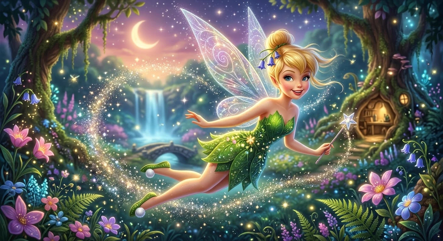 Tink and reindeer thumbnail