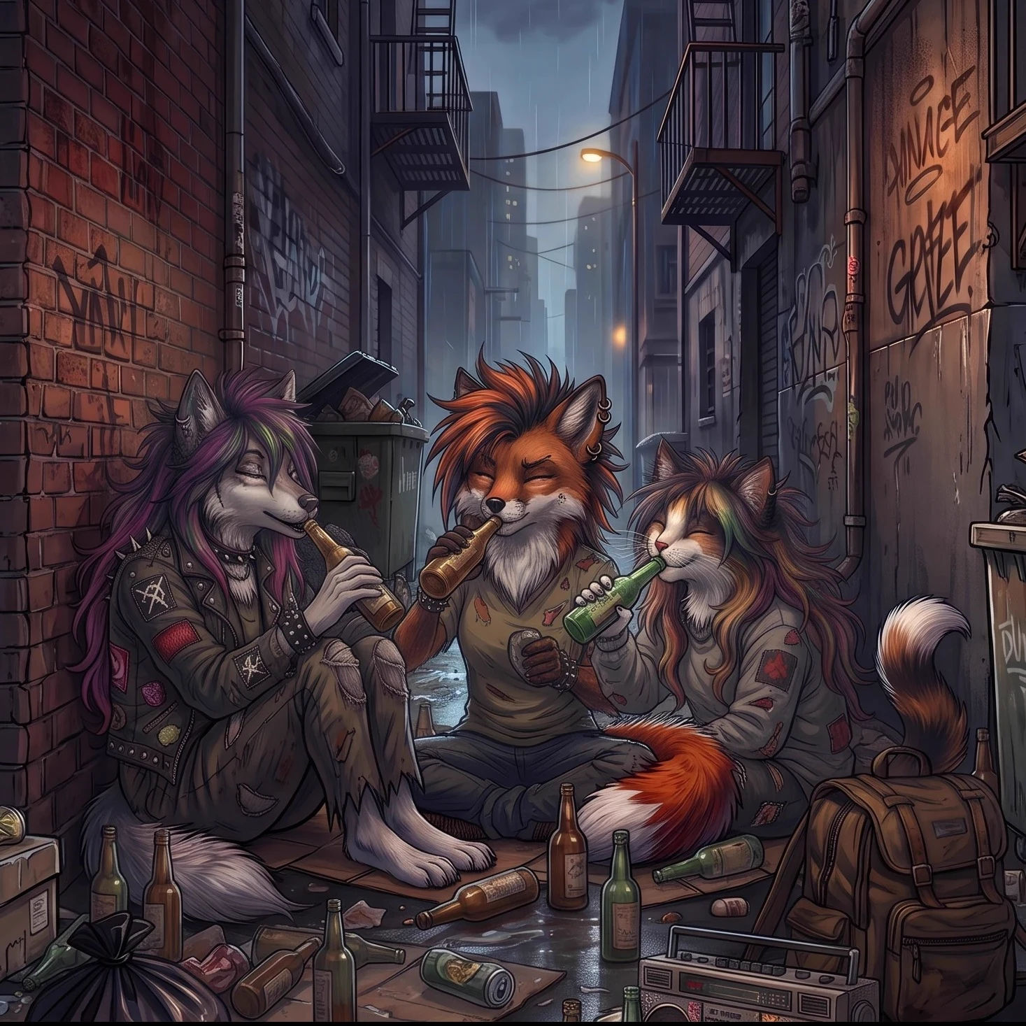 The 3 Punks of the Alley thumbnail