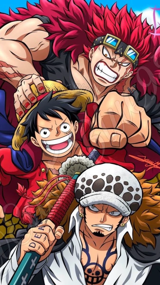 -luffy law and kidd- thumbnail