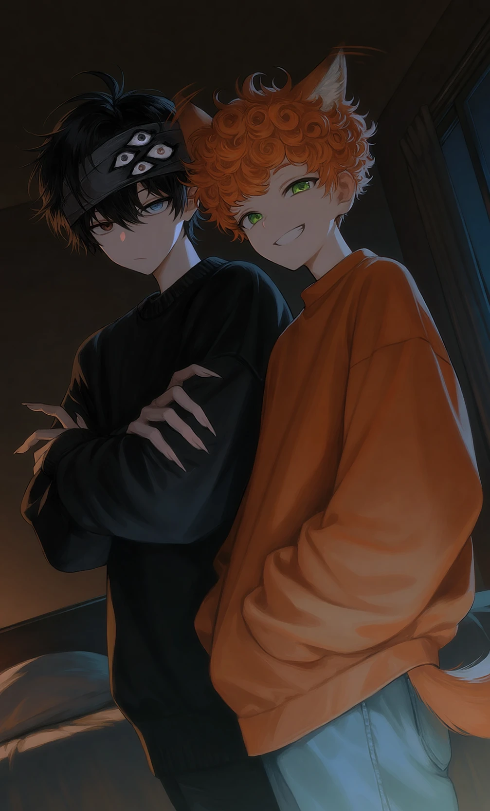 Fox boy and Spider boy  thumbnail
