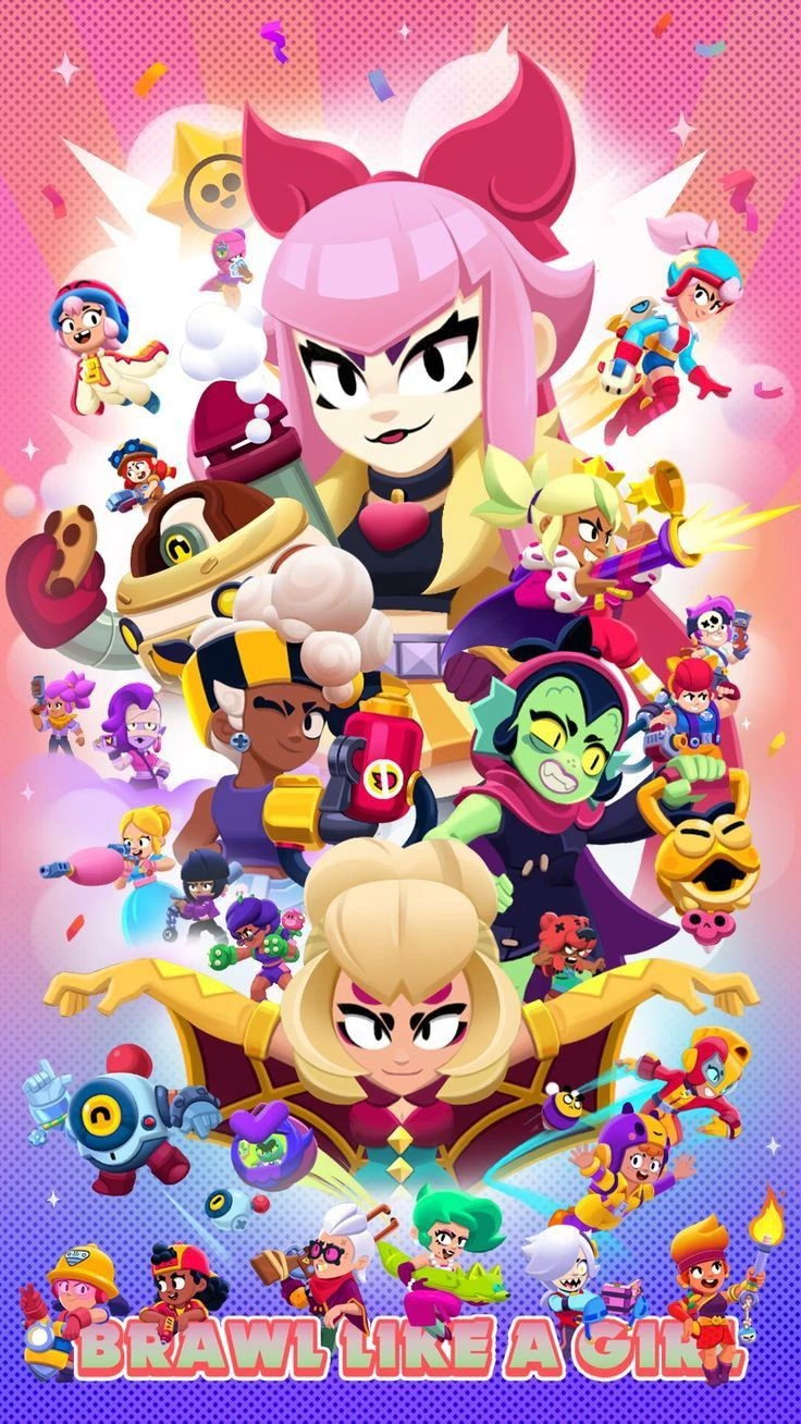 brawl stars girls thumbnail