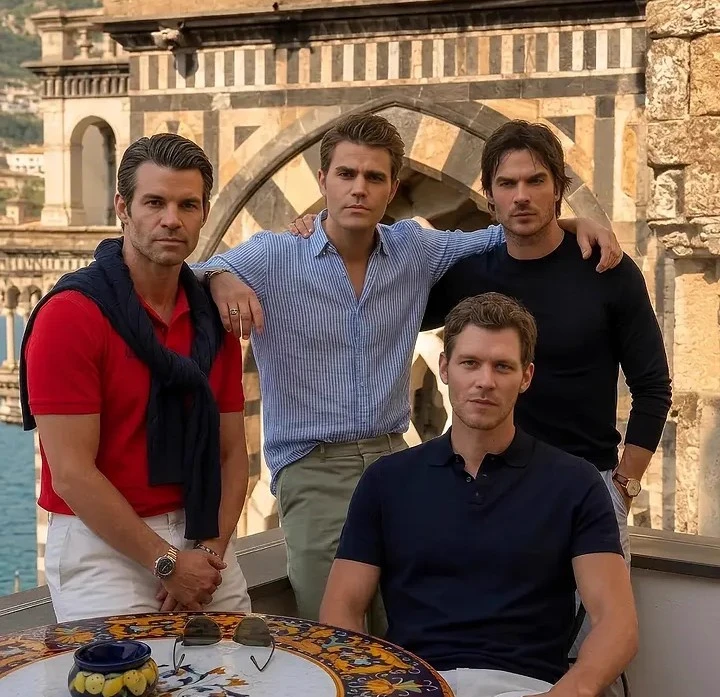 4 vampire guys (Klaus, Elijah, Stephen, and Damon) thumbnail