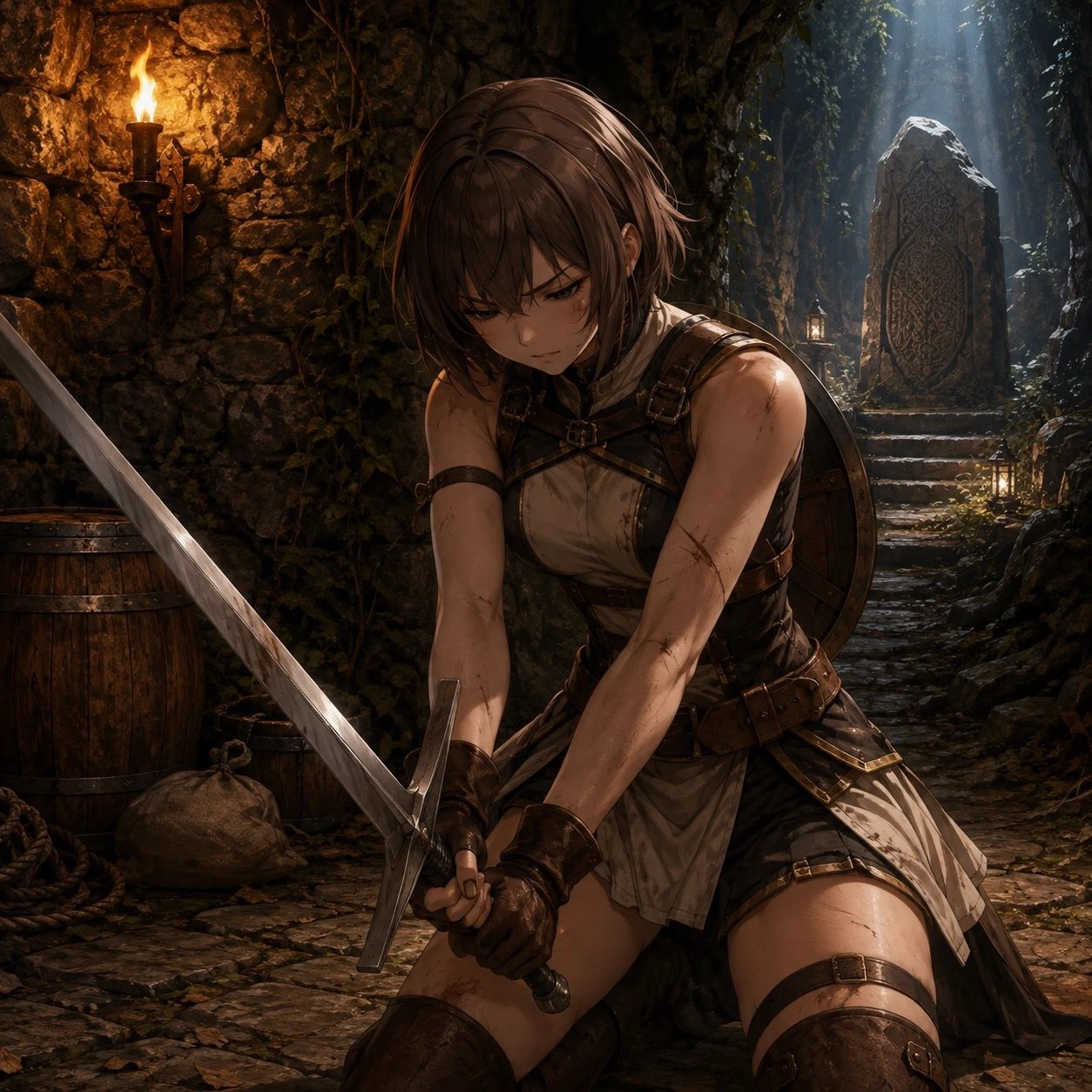 Starts with being a monster in a dungeon.  thumbnail