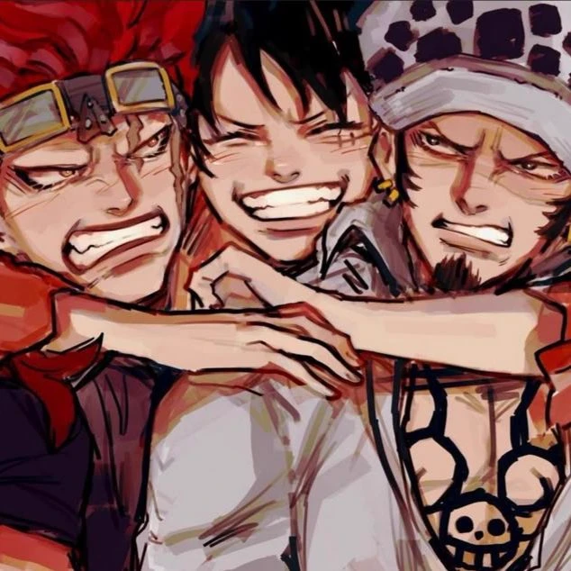 Luffy, Law, and Kid thumbnail