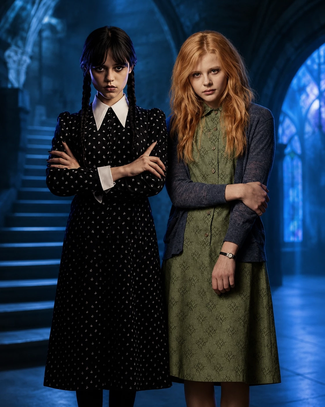 Merlina Addams y Carrie White. thumbnail