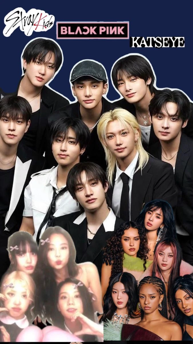 STRAYKIDS X KATSEYE X BLACKPINK thumbnail