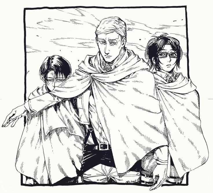 Levi, Erwin & Hange (Scout Regiment Custody) thumbnail