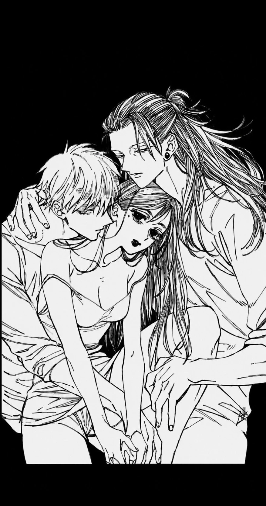 gojo satoru, suguru geto and shoko leiri \[ JJK \] thumbnail