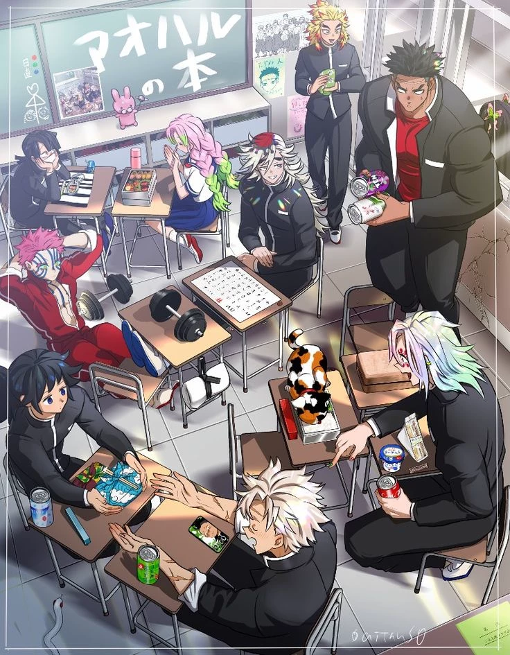 school multiverse hashiras thumbnail