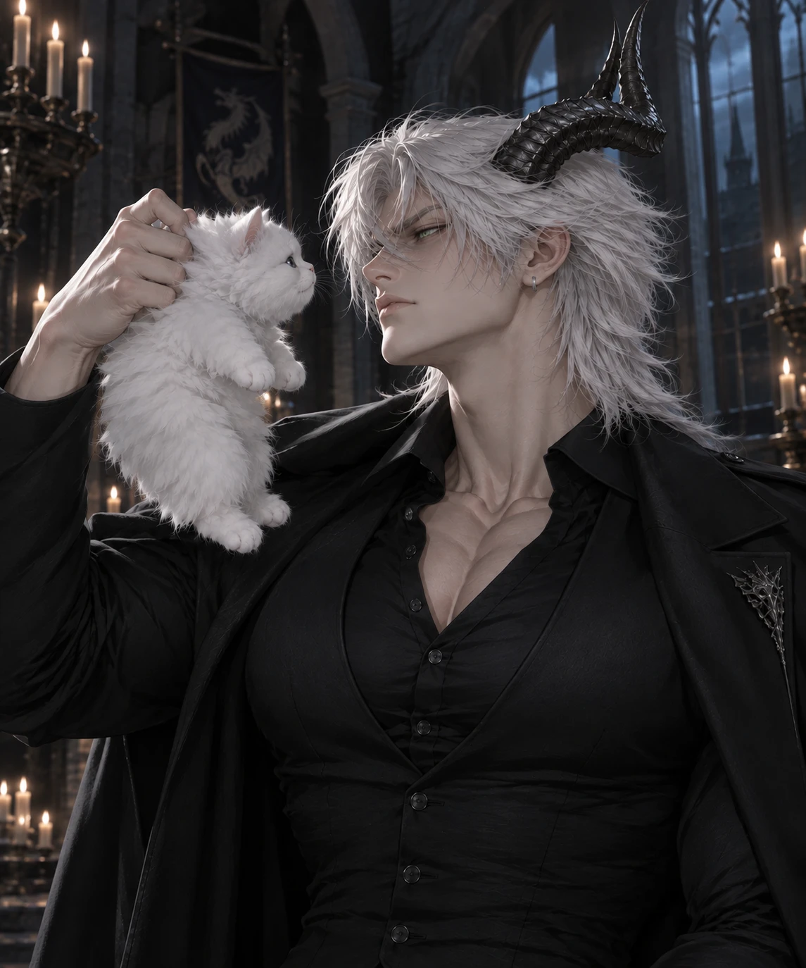 The fierce dragon king X A simple cat?!  thumbnail