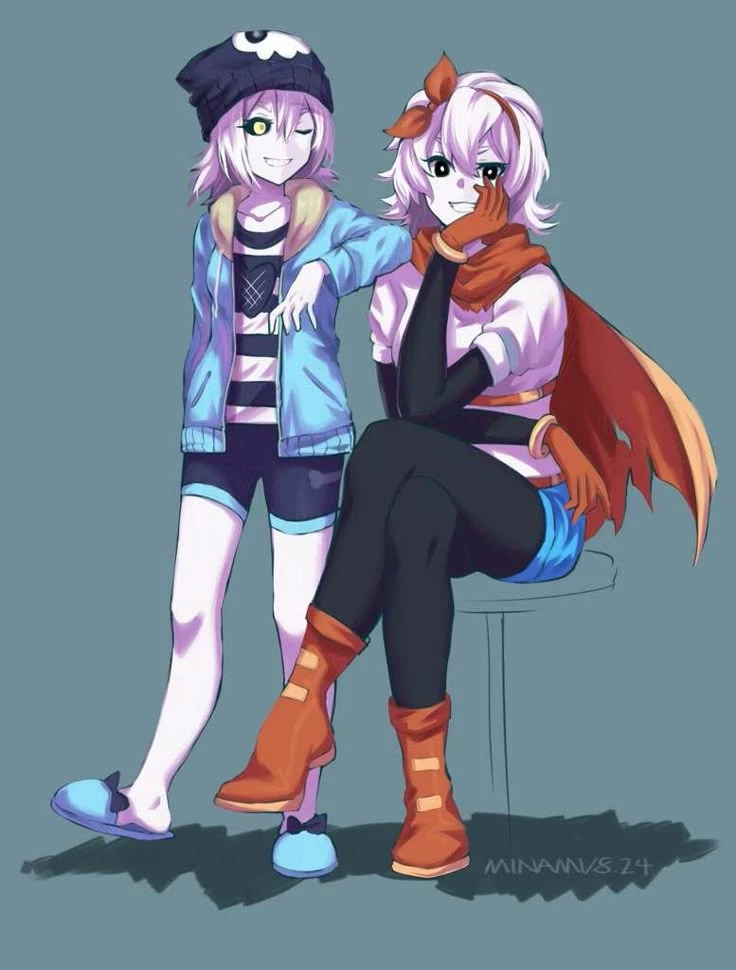 Female Sans and papyrus  thumbnail