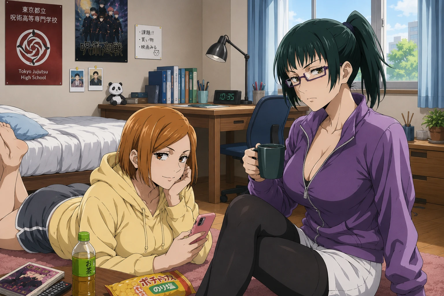 Nobara Kugisaki and Maki Zenin. thumbnail