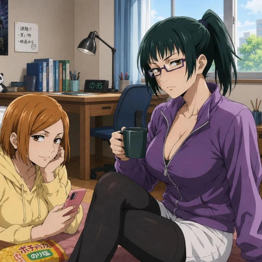 Nobara Kugisaki and Maki Zenin. thumbnail