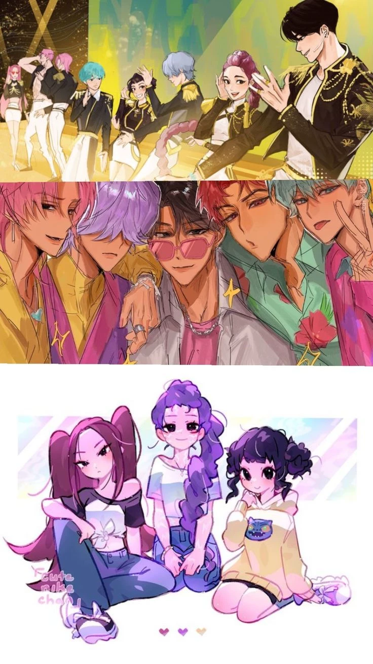 K-pop warriors (Huntryx) x Saja boys thumbnail