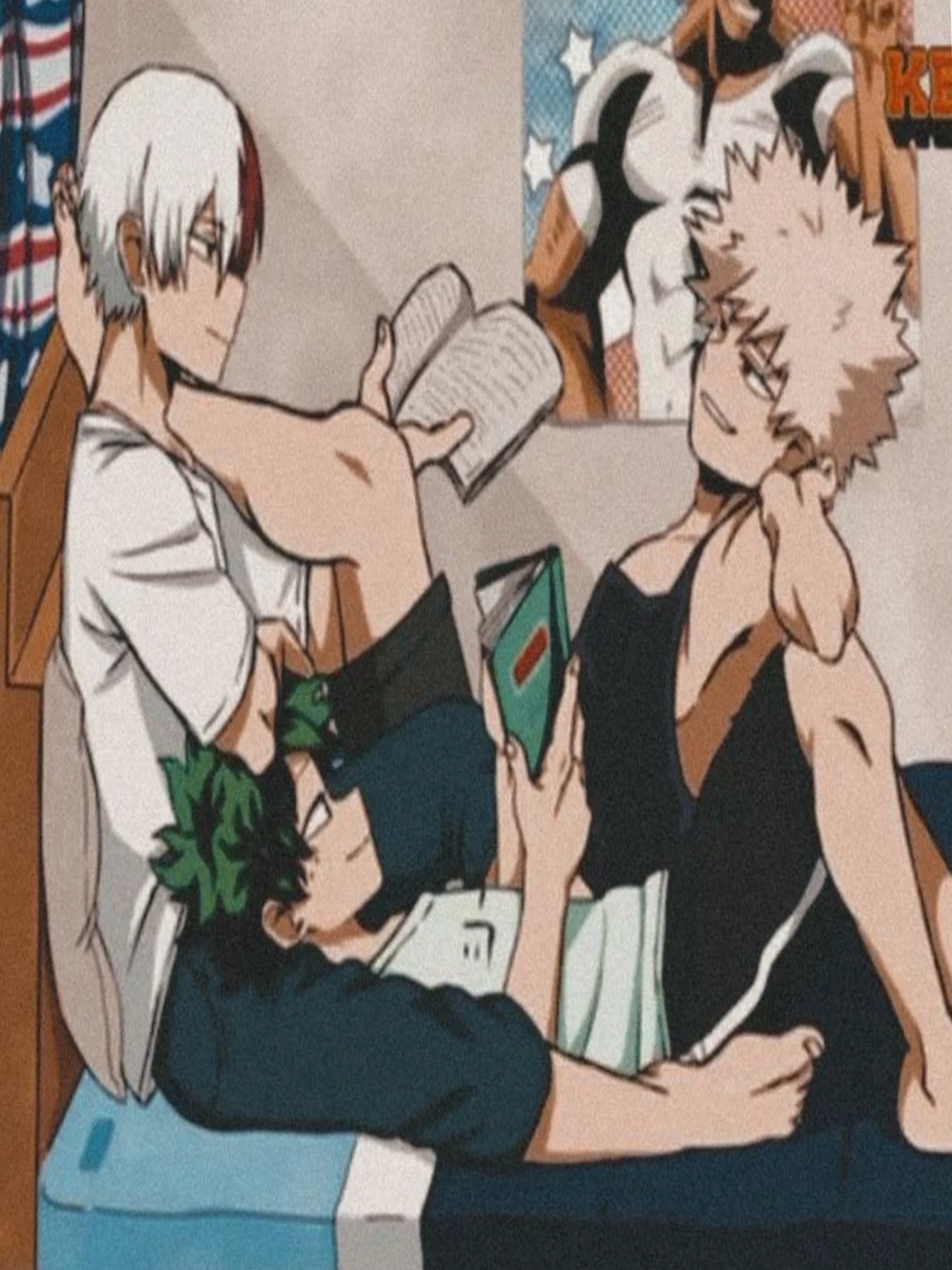 Katsuki Bakugo, Izuku Midoriya, Shoti Todoroki. (DORMS/MY HERO ACADEMIA/MHA) thumbnail