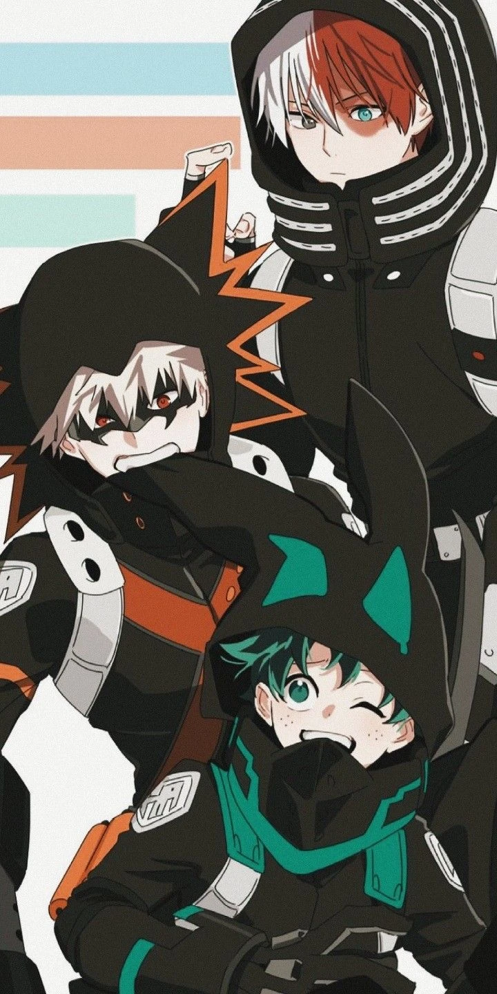 Katsuki Bakugo, Shoto Todoroki, Izuku Midoriya (MHA/ZOMBIE APOCALYPSE) thumbnail