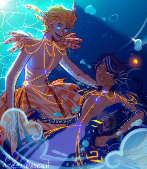 The Sun and the Moon are sea sirens. thumbnail