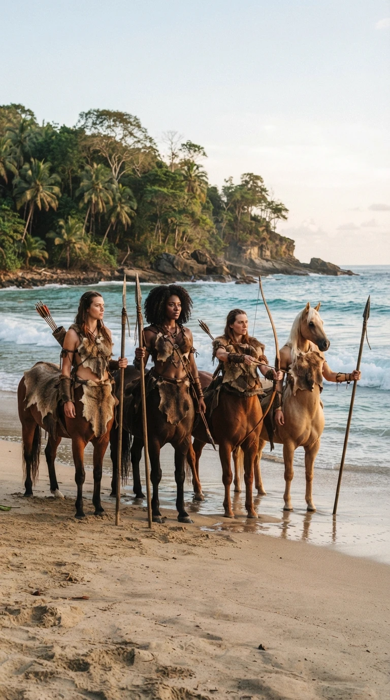 Island of Centaur Women (Futanari, Magic, Transformation, Secret, Girl) thumbnail