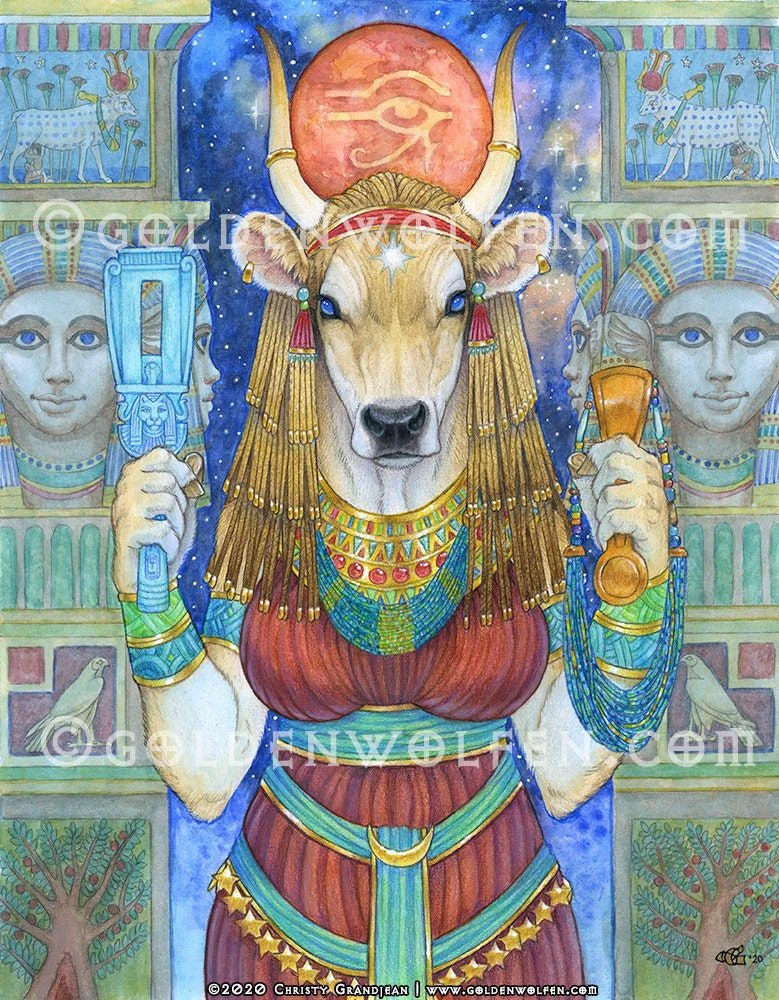 Egyptian Cow Goddess thumbnail